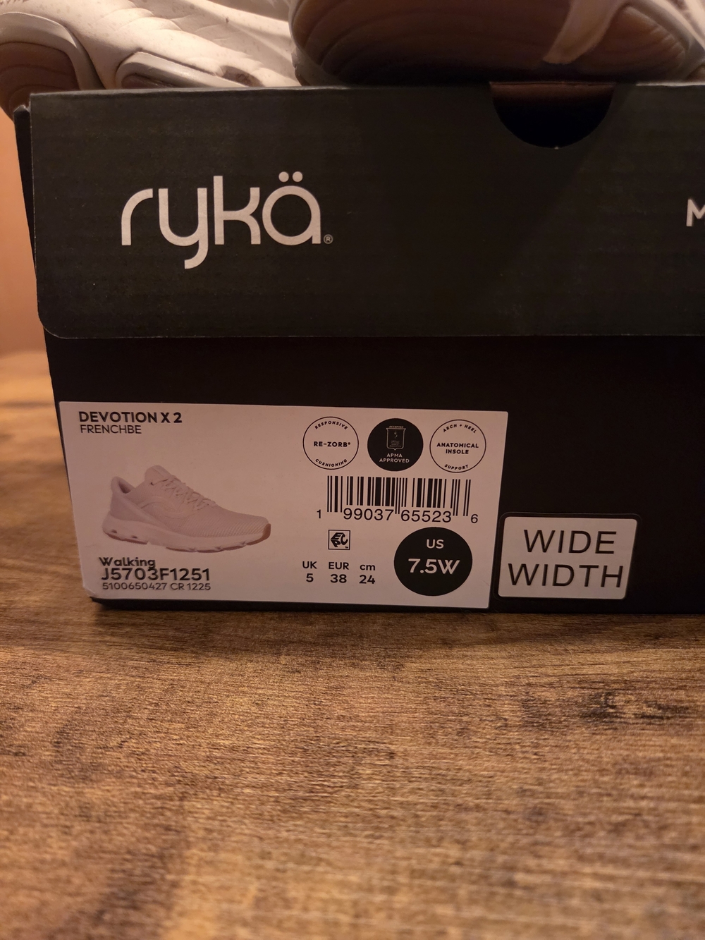 Ryka Kids' Devotion X2 Wide Width Walking Shoes - Pink